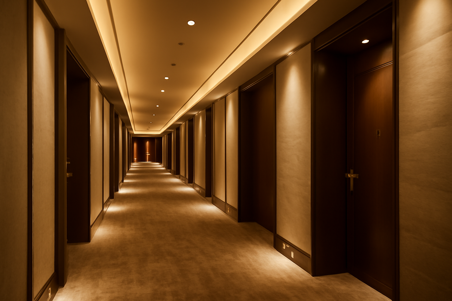 Hospitality - Guest Corridor lighting environment