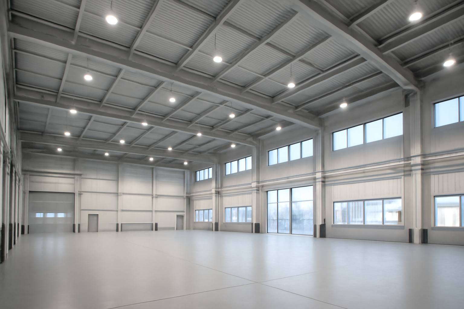 Industrial lighting showcase
