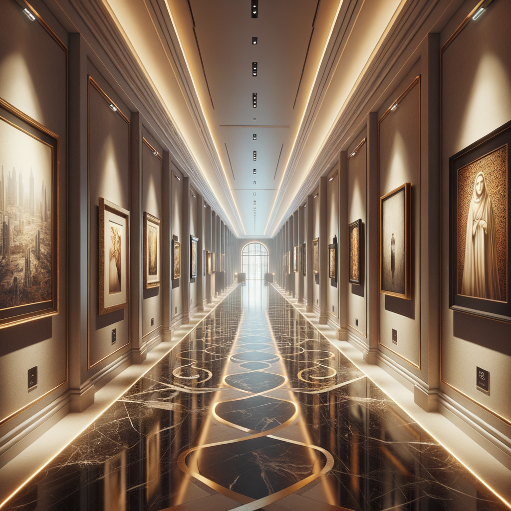 Museum & Gallery - Circulation & Ambient Gallery Lighting lighting environment