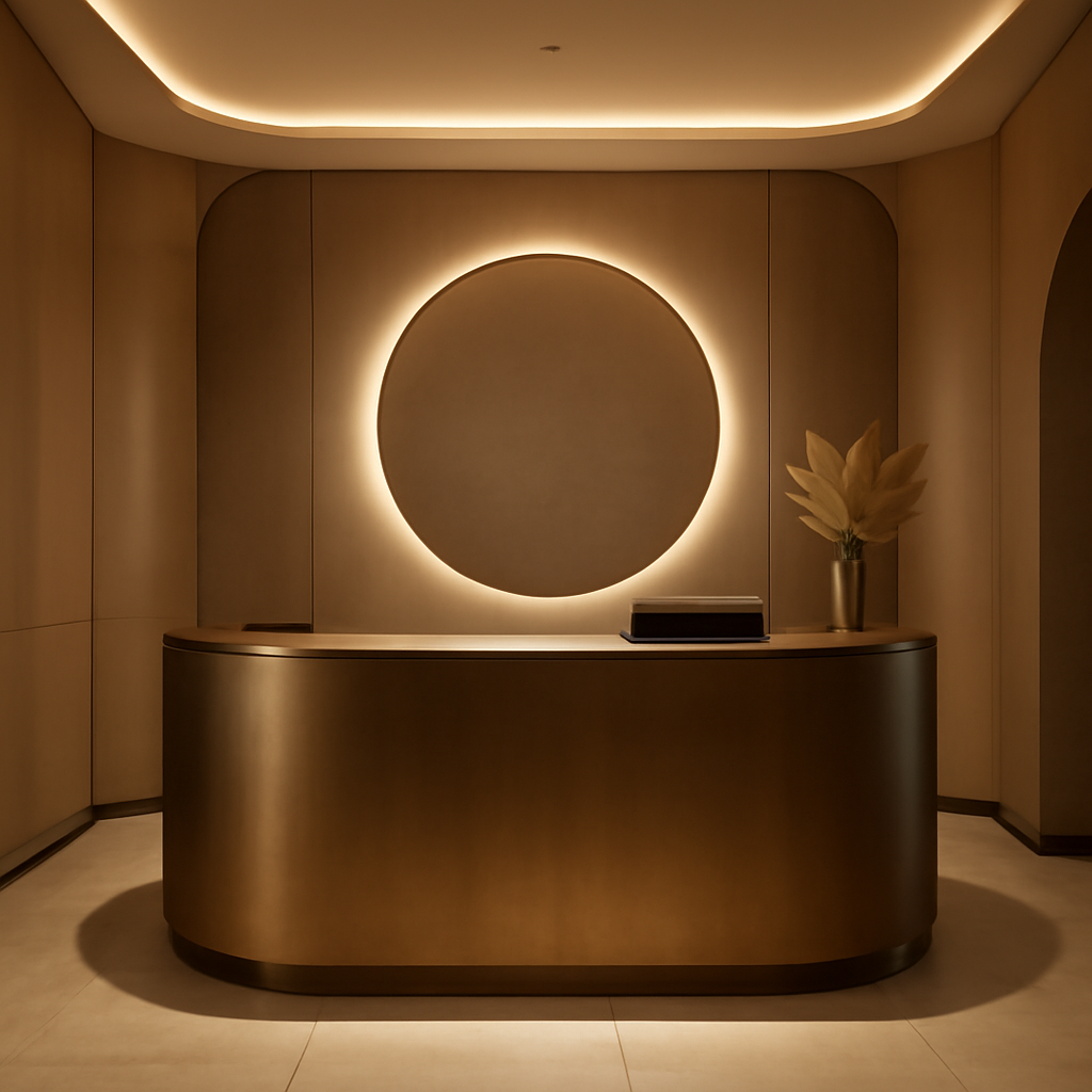 Offices - Reception lighting environment