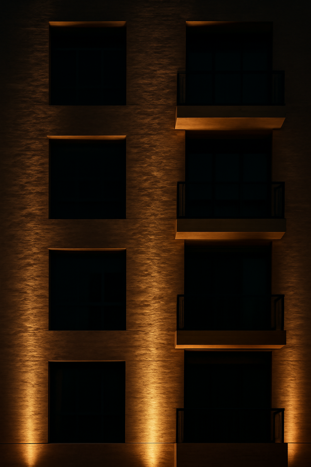 Outdoor - Facade Wall Grazing lighting environment