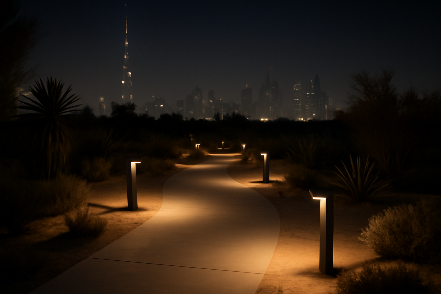 Outdoor - Pathways lighting environment