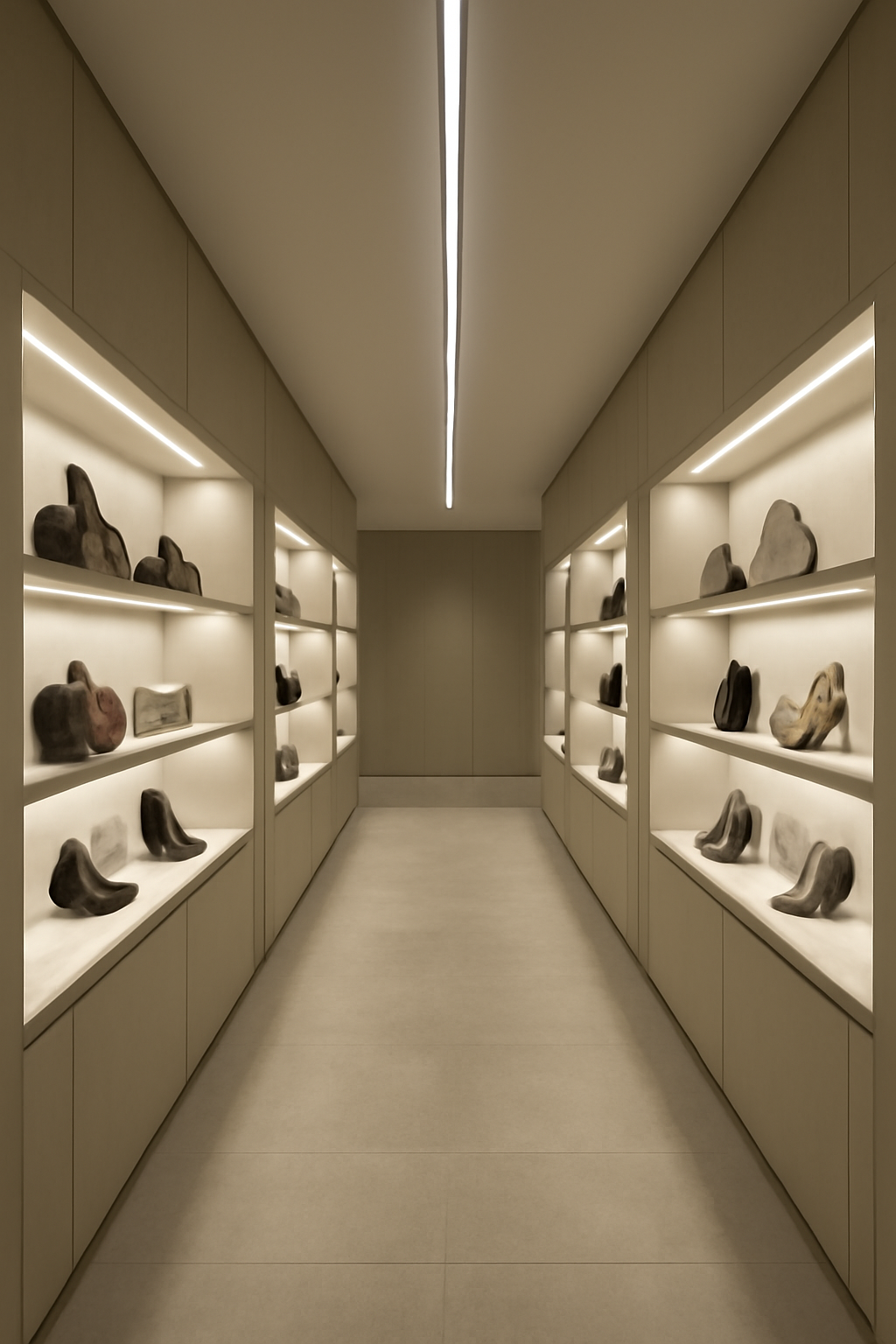 Retail - Aisles lighting environment