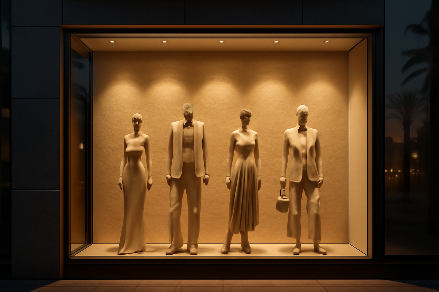 Retail - Window Display lighting environment