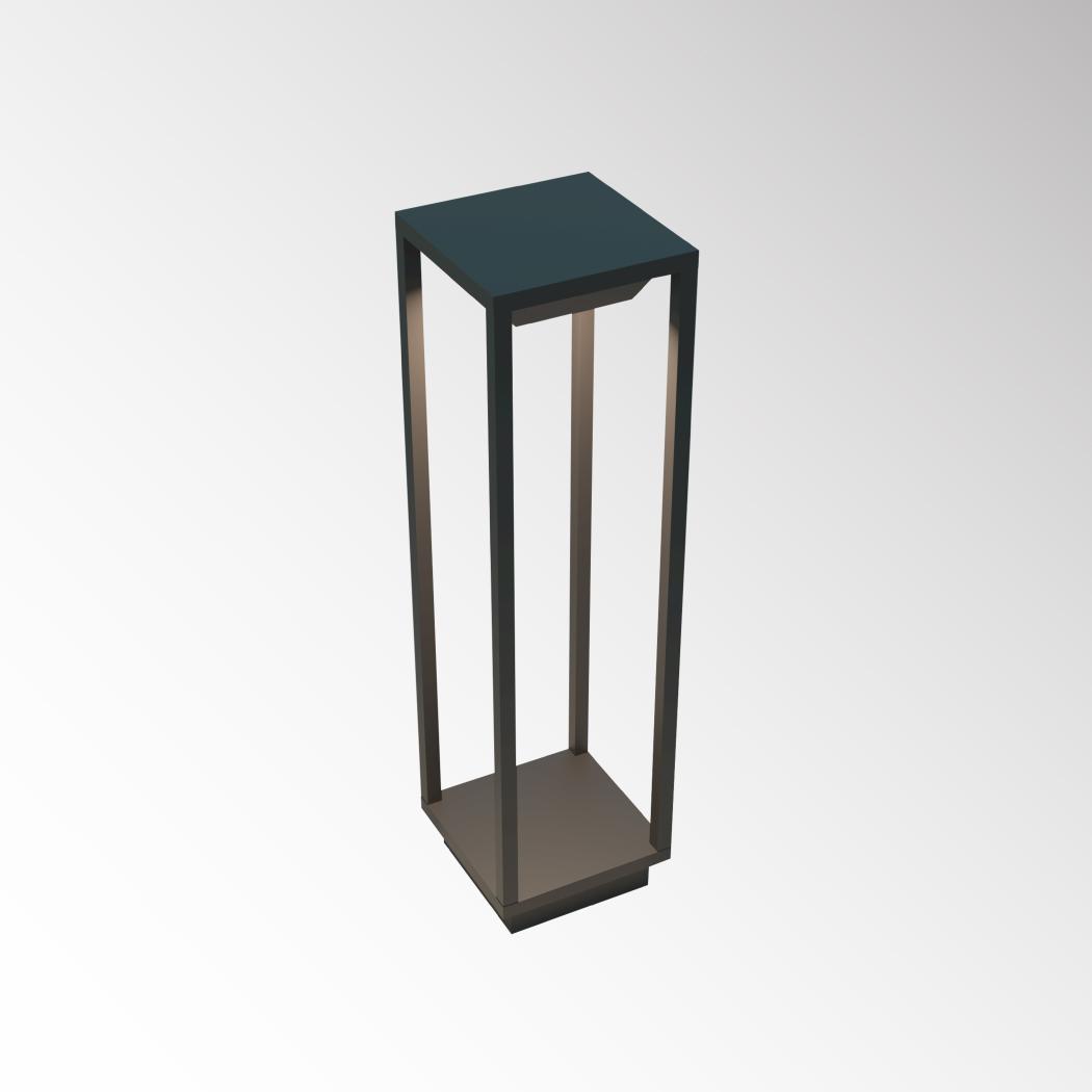 LUMIVILLE URBAN LONDIS 8W 3000K MATTE DARK GREY BOLLARD LIGHT IP54 view 3
